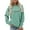 Mint Green, variant on Sonographer Sweatshirts for Women Long Sleeve Crewneck Ultrasound Technologist Sweatshirt Pullover Tops