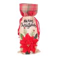 thumbnail image 1 of Yuarrent Cubierta de botella de vino de Navidad Cordón de Navidad Gnomo de flor roja Funda protectora de champán de cerveza para de comedor Fiesta Kits de decoración para fiestas Flor roja Yuarrent HA070026-01B, 1 of 6