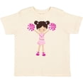 thumbnail image 3 of Inktastic Cheerleaders, Cute Girl, Brown Hair, Cheerleading Girls Toddler T-Shirt, 3 of 5