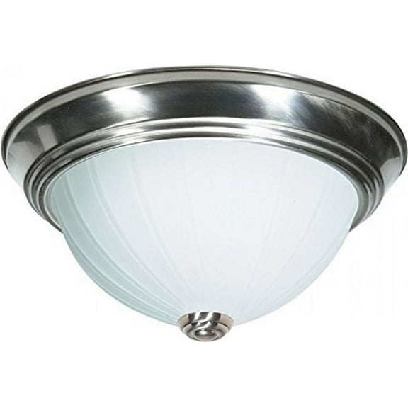 Nuvo 76-245 - 15" FLUSH DOME BRUSHED NICKEL