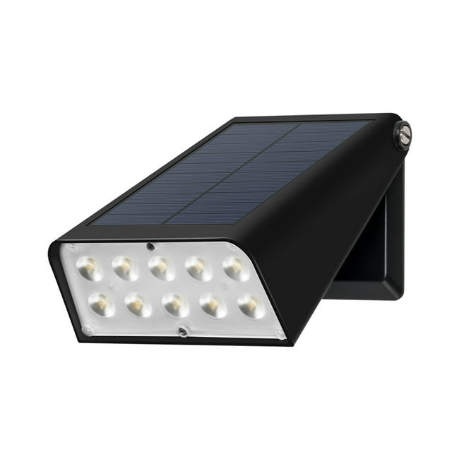 1pcs Solar Spotlight 10 LED Solar Spot Light Folding Wall-mounted Light Control Induction Lamp IP65