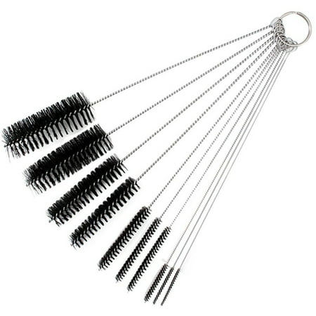 

huanledash 10 Pieces Home Accessories Multifunctional Useful Tool Nylon Stainless Steel Brushes