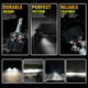 thumbnail image 4 of Riwesomey 2 piezas de luces LED para coche Universal 6000K 8000LM 120W faro externo lámparas de disipación de calor accesorios de conducción nocturna Bombillas para automóviles Riwesomey VI016260-01B, 4 of 6