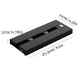 thumbnail image 4 of Jinsinto Coffee Mug Holder Under Cabinet 2 Pack, Metal Sturdy Coffee Mug Rack Under Shelf Organizer, Display Hanging Coffee Cup Storage Hooks for Bar Kitchen Tea Cup, Black, 4 of 4