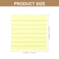 thumbnail image 2 of Shisuyan 800Pcs Yellow Sticky Pads Fluorescent Paper Strong Adhesive Office Supplies, 2 of 8