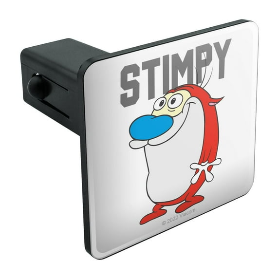 Ren and Stimpy Show Collegiate Stimpy Tow Trailer Hitch Cover Plug Insert