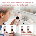 thumbnail image 3 of Ni-SHEN 2 in 1 Women's Electric Shaver, IPX7 Waterproof Bikini Trimmer & Facial Hair Remover, Wet/Dry Body Groomer for Legs, Underarms & Face, 3 of 9