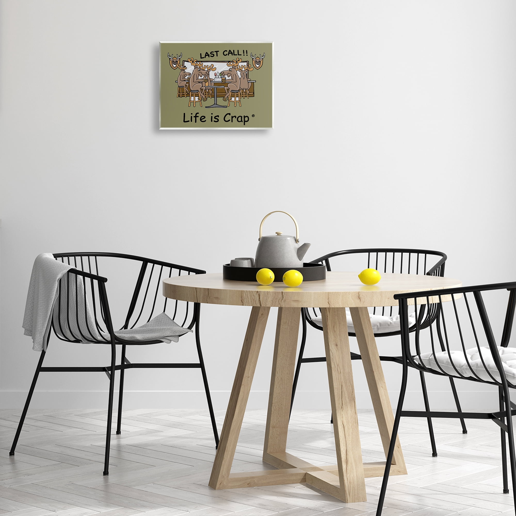 Stupell Industries Last Call at Bar Novelty & Humor Painting Unframed Art Print Wall Art, 14 x 11