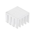 thumbnail image 4 of Uxcell Aluminum Heatsink Electronic Radiators for MOS IC Chip Silver Tone  0.55 x 0.55 x 0.39 inch 5Pack, 4 of 5