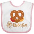 thumbnail image 3 of Inktastic Oktoberfest Pretzel German Festival Boys or Girls Baby Bib, 3 of 4