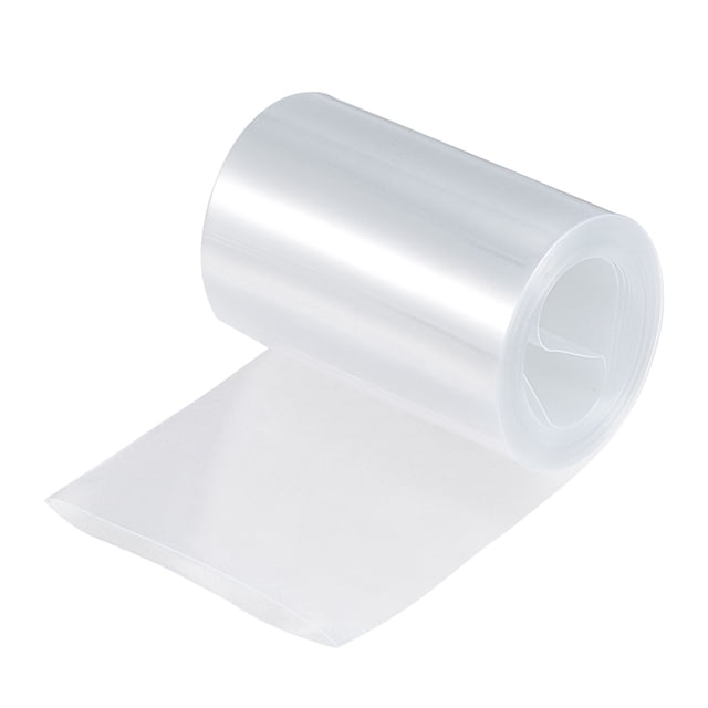 Unique Bargains Tube Rétractable en PVC Transparent 66mm Plat 10 Pieds pour Batterie Grande Capacité