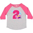 thumbnail image 3 of Inktastic 2nd Birthday Airplane Girls Pilot 2 Year Old Girls Toddler T-Shirt, 3 of 5