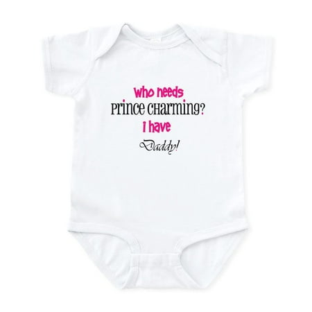 

CafePress - Daddy s My Prince (Pink) Infant Bodysuit - Baby Light Bodysuit Size Newborn - 24 Months