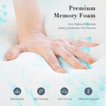 thumbnail image 3 of MAS 3 inch King Size Memory Foam Mattress Topper with Cooling Gel, Pressure Relief for Back Pain, Comfort Bed Topper, CertiPUR-US Certified, 3 of 7