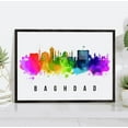 thumbnail image 1 of Pera Print Baghdad Skyline Iraq Poster, Baghdad Cityscape Painting, Baghdad Iraq Poster, Cityscape and Landmark Print, Home Wall Art, Office Wall Decor - 16x20 Inches, 1 of 1