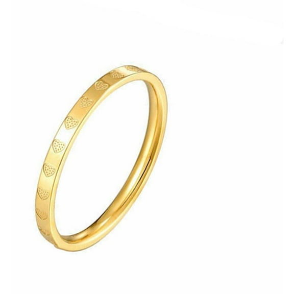 High end temperament heart ring