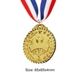 thumbnail image 4 of JShteea Medalla La Antorcha Premio La Competencia Deportiva Recuerdo Con Correa Cinta (Oro), 4 of 9