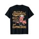 thumbnail image 1 of Camiseta Old Row Smokin' Meats & Clapping Cheeks BBQ Enthusiast (1 pieza) - 100 % algodón, cuello redondo informal, transpirable y ligera, ajuste cómodo para todas las estaciones, 1 of 6