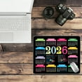 thumbnail image 3 of 2026Mouse Pad with Stitched Edge, Computer Mouse Mat with Non-Slip Rubber Base, 2026 Calendar Mousepad for Home Office Gaming Computer Laptop PC Accessories Mousepad, 3 of 6
