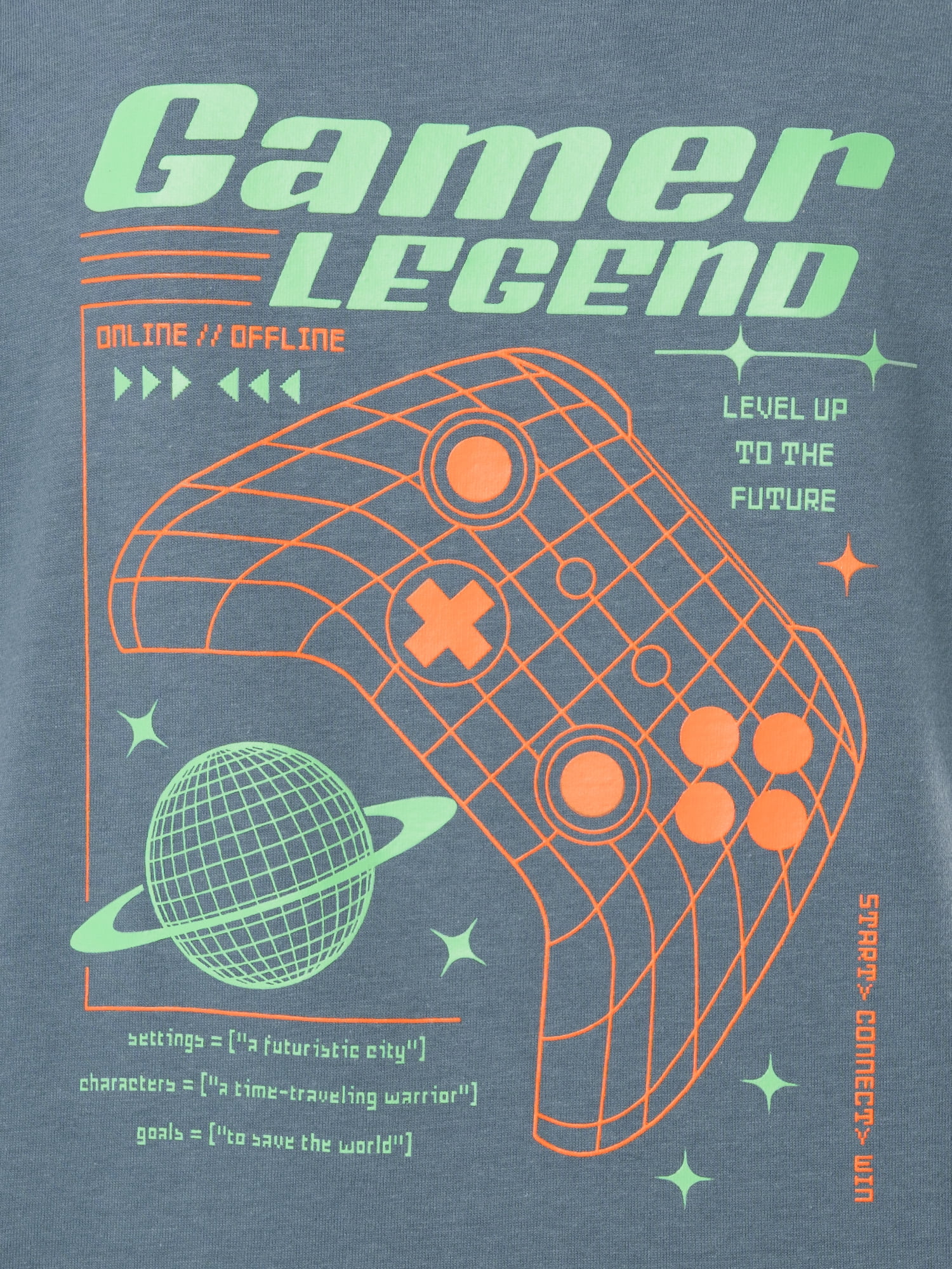 Wonder Nation Boy's Short Sleeve Elevated Graphic T-Shirt, Sizes 4-18 & Husky
