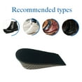 thumbnail image 4 of 1 Paire Femmes Hommes insert d'Augmentation de Hauteur; Semelles Intérieures pour Chaussures Femmes Inserts de Levage de Talon en EVA, Demi, 3cm, 4 of 9