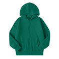 thumbnail image 5 of Hudaneo Kids Girls Zip Up Hoodie Zipper Sweatshirt with Pockets Fall Winter, 5-14 Years, 5 of 7