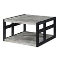 thumbnail image 4 of Convenience Concepts Monterey Square Coffee Table with Shelf, Faux Birch, 4 of 6