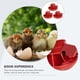 thumbnail image 4 of 3 bebederos de plástico para pollitos, bebederos para aves de corral, comederos y bebederos para pájaros., 4 of 6