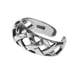 thumbnail image 2 of 25 joyas de hexagrama de plata Yinane La armadura de anillo, 2 of 6