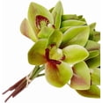 thumbnail image 2 of Artificial Cymbidium Orchids Artificial Orchids Bunch Artificial Flowers Outdoor Fake Flowers Green Shrubs Plants for Wedding Decoration Home Decoration (Green), 2 of 5