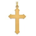thumbnail image 4 of 14k Real Gold Crucifix Cross Pendant for Men and Women Two Tone Religious Jewelry with INRI Inscription and Textured High Relief Jesus Figure Christian Faith Symbol, 4 of 6