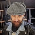 thumbnail image 3 of Boina a rayas de estilo británico para hombres y mujeres, sombreros Retro clásicos, boinas universales, gorras de sol deportivas de ocio, nuevo, 3 of 5