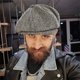thumbnail image 3 of Boina a rayas de estilo británico para hombres y mujeres, sombreros Retro clásicos, boinas universales, gorras de sol deportivas de ocio, nuevo, 3 of 5