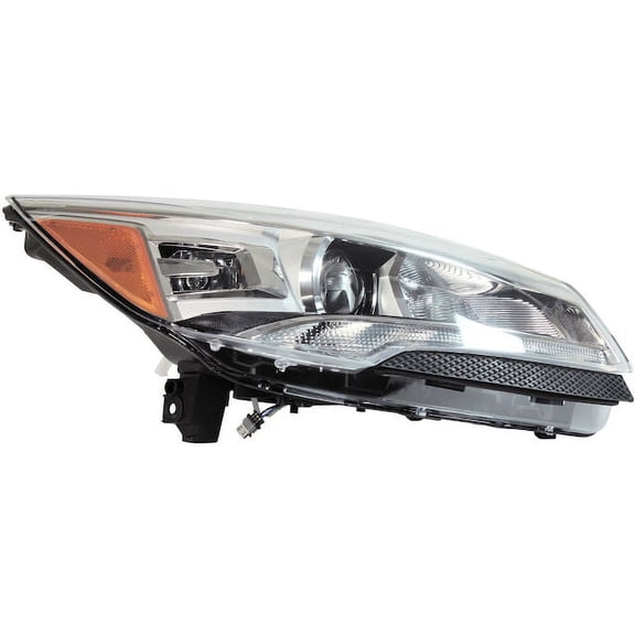 Right Passenger Side Headlight Assembly - Compatible with 2013 - 2016 Ford Escape 2014 2015