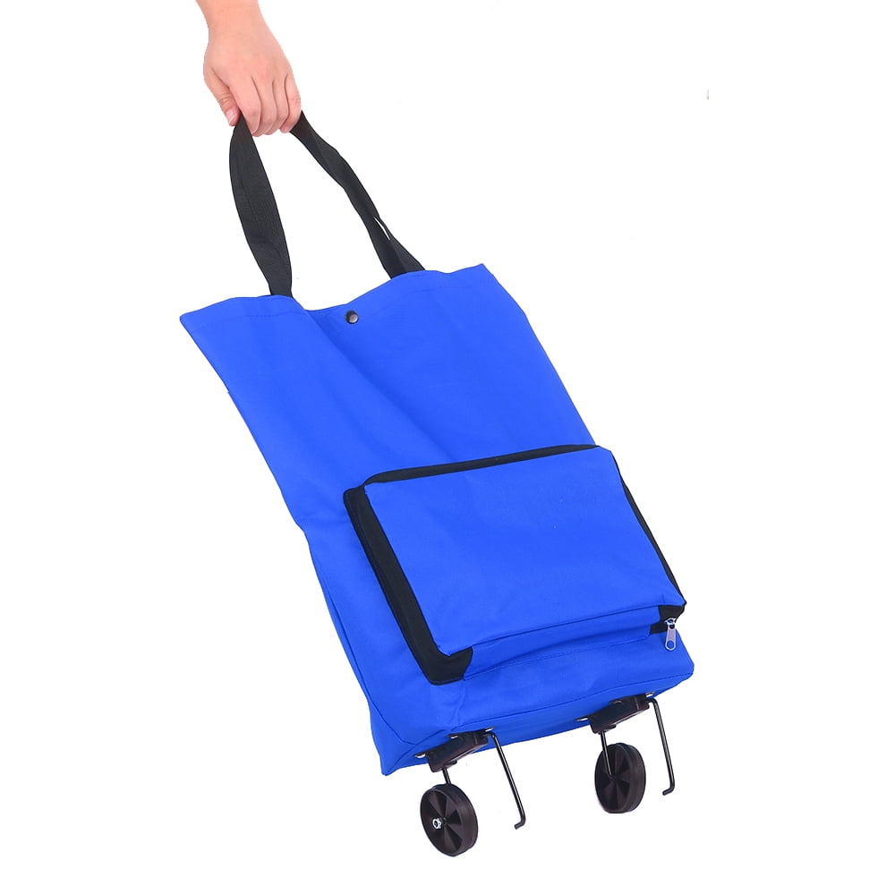 Foldable Shopping Trolley Bag Traveling Vegetable Grocery Clothing Bag –  Smart Bazaar
