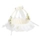 thumbnail image 1 of Cesta de flores blancas para bodas, cesta de flores blancas para bodas, cesta de flores para bodas, cesta de bodas de eficiencia óptima, 1 of 12