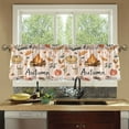 thumbnail image 4 of Yayeee Kitchen Curtains Set of 2 Light Filtering 57"x36" Over Sink Window Panels, Campfire Pattern, 4 of 7
