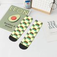 thumbnail image 5 of Uemuo Turtle On Skateboard Printed Crew Socks, Moisture-Wicking Socks, Athletic Socks for Men Breathable Cushion Socks Casual Sport Socks for Running Traveling, 5 of 6