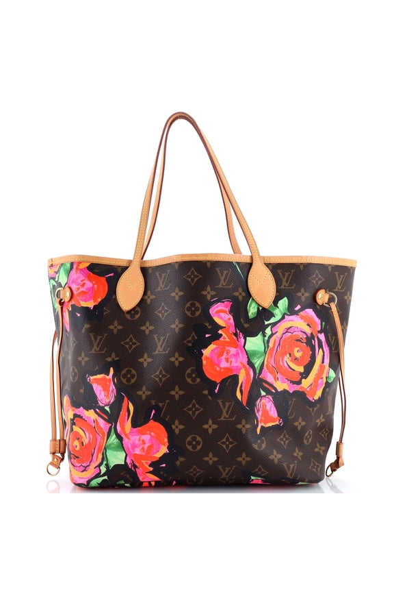 Pre-Owned Neverfull Tote Limited Edition Monogram Roses MM By Rebag