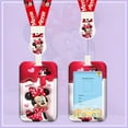thumbnail image 2 of 2pcs Disney Mickey & Minnie Mouse Card Holders With Retractable Badge Reel - Durable Plastic, Office Essentials By Ume, 2 of 5