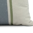 thumbnail image 2 of E by Design 18 x 18 inch Grain Sack Outdoor Pillow Navy Blue, 2 of 2