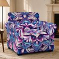 thumbnail image 2 of Chririnla 2 Pieces Armchair Couch Cover for Living Room Decor Armchair Slipcover with Washable for Pet, Mandala Floral Pattern Single Seat Sofa Couch Cover, 2 of 8