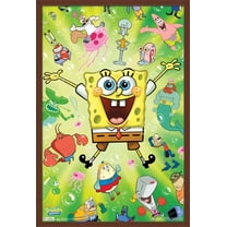 Nickelodeon Spongebob - Burst Wall Poster, 22.375" x 34", Framed