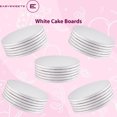 thumbnail image 2 of Round Smooth Edge Cake Board White – 6″ X ½ ” Thick - 6 pack, 2 of 7