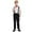 Red, variant on SRZYMJ Boys Suits 3 Pieces Formal Dress Shirt with Bowtie Suspender Pants Boy Gentleman Outfits Set Black 9-10 Years