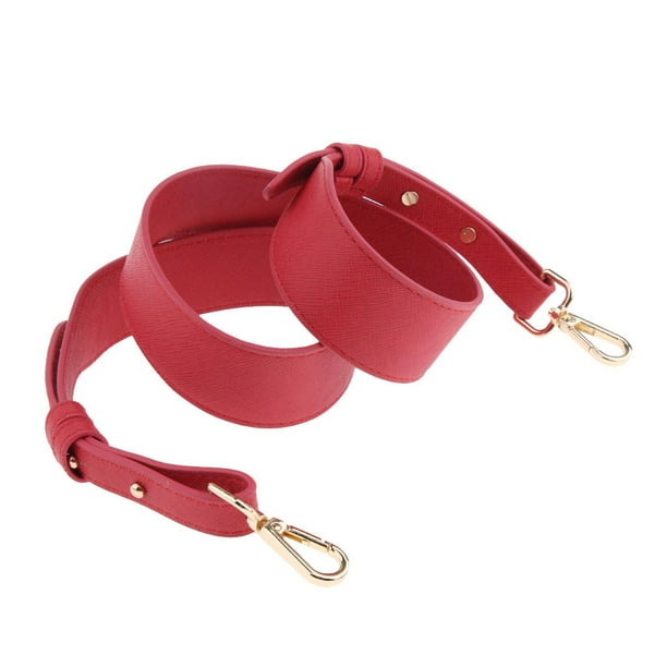 Correa de bolso Bandolera de cuero PU rojo Colcomx Reemplazo de la