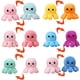 thumbnail image 5 of Mini juguete de peluche suave, pulpo reversible de peluche de pulpo con forma de cielo reversible, pulpo de peluche de 10*20 cm (amarillo azul oscuro ER, 5 of 5