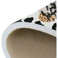 thumbnail image 7 of SKYSONIC 72x48in Abstract Floral Leopard Print Area Rug, Watercolor Texture Floor Carpet for Indoor Living Dining Room and Bedroom Area, 7 of 7