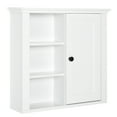 thumbnail image 1 of HOMCOM Bathroom Wall Cabinet with 3 Open Shelves, Storage Cupboard, 1 of 10