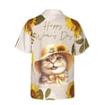 thumbnail image 2 of Happy Women's Day Scottish Fold Sunflower Vintage Proud Mom Hawaiian Shirt Breathable Summer Unisex Merch Cat Lover Kitten Owner Gifts - 02030, 2 of 6